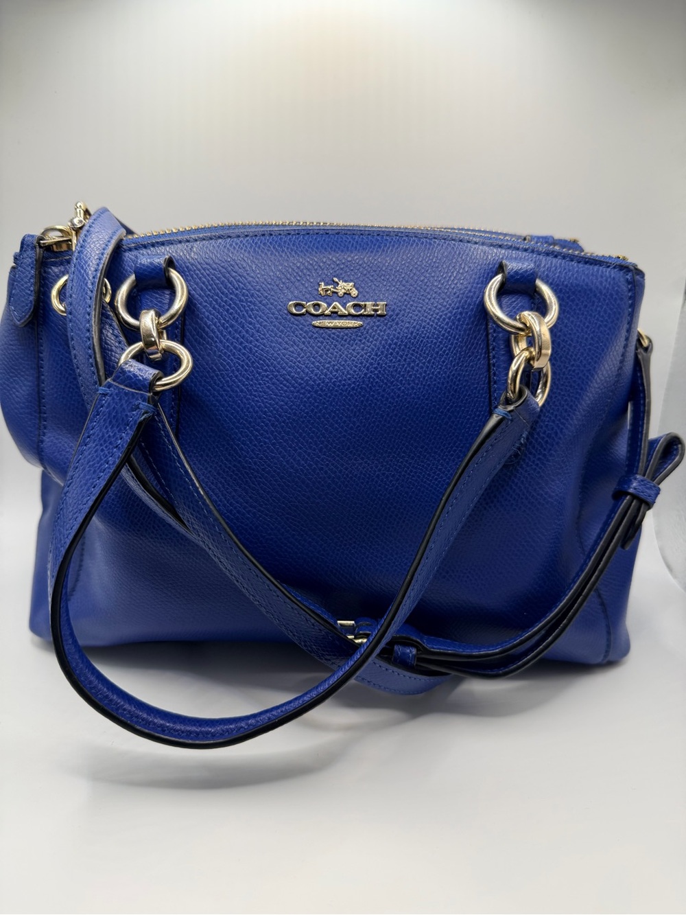 COACH small Kelsey Pebbled leather satchel